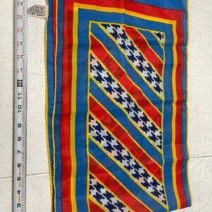 VINTAGE BEN GOODMAN SCARF 100% POLYESTER MADE IN JAPAN 42X13"
